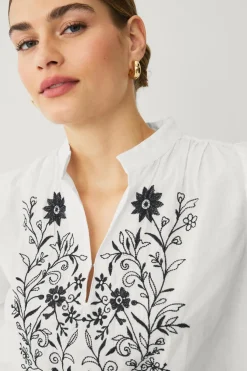 Ellos Collection Bluse med ballonærmer