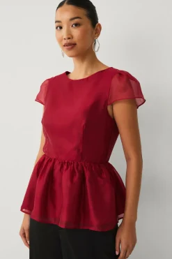 Ellos Collection Bluse med peplum