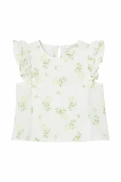 Ellos Collection Bluse med flæseærmer