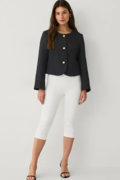 Ellos Collection Bouclé-jakke med guldknapper