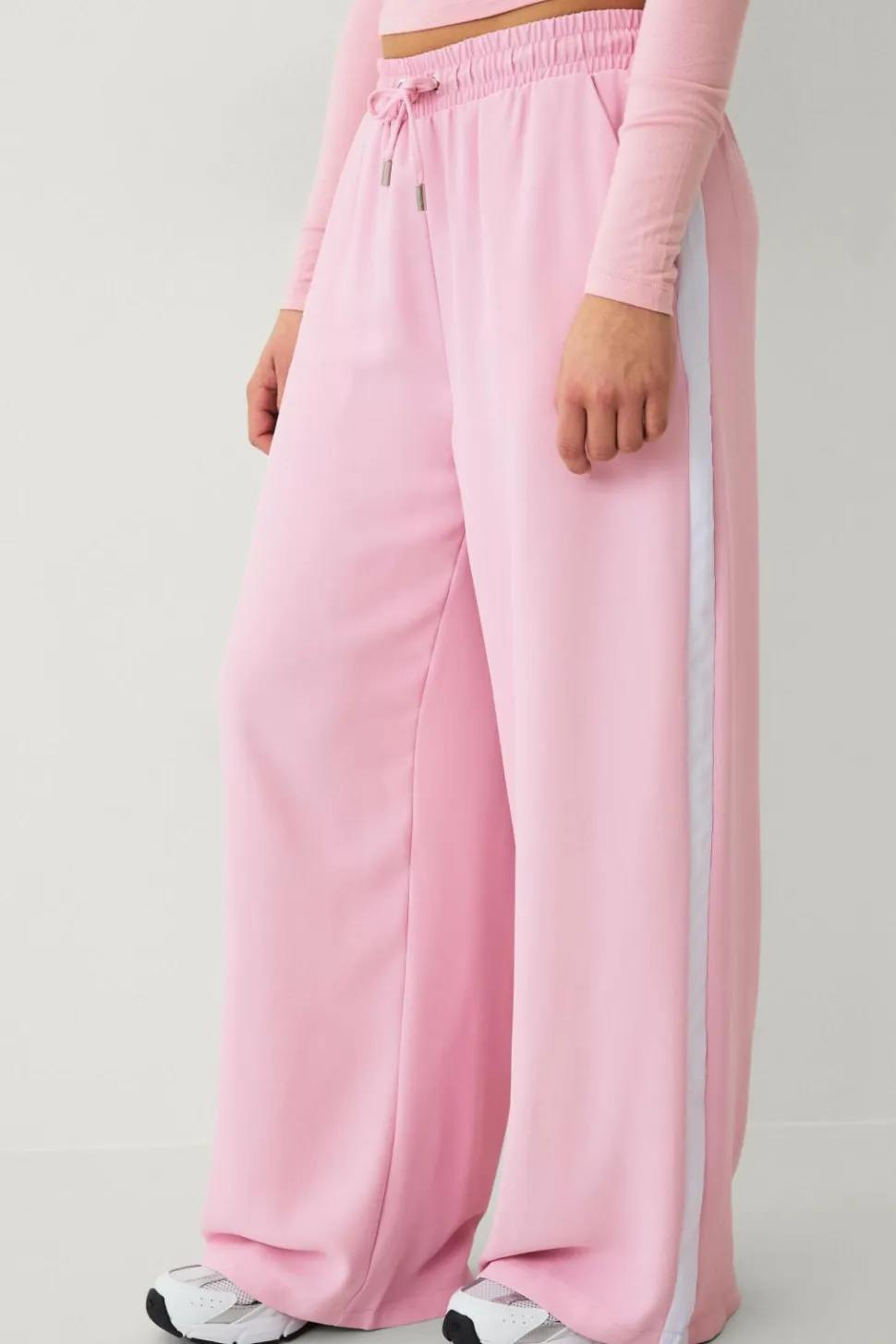 Ellos Collection Brede bukser med sidestriber