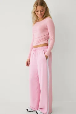 Ellos Collection Brede bukser med sidestriber