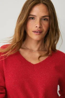 Ellos Collection Bred, v-halset trøje