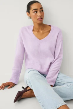 Ellos Collection Bred, v-halset trøje