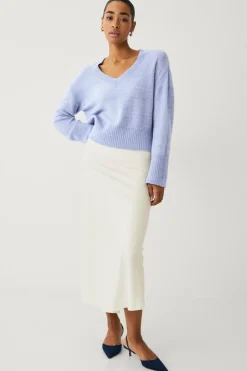 Ellos Collection Bred, v-halset trøje