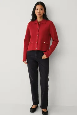 Ellos Collection Cardigan med glitrende knapper