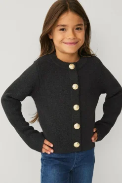 Ellos Collection Cardigan med guldfarvede knapper