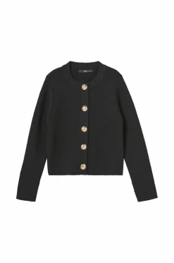 Ellos Collection Cardigan med guldfarvede knapper