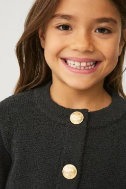 Ellos Collection Cardigan med guldfarvede knapper