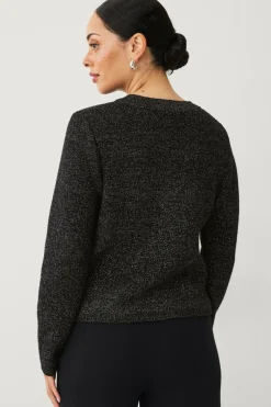 Ellos Collection Cardigan med guldfarvede knapper