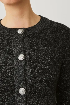 Ellos Collection Cardigan med guldfarvede knapper