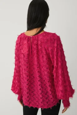 Ellos Collection Chiffonbluse med struktur