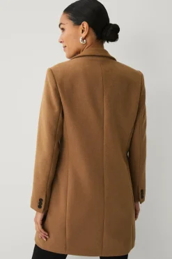 Ellos Collection Enkeltradet uldfrakke