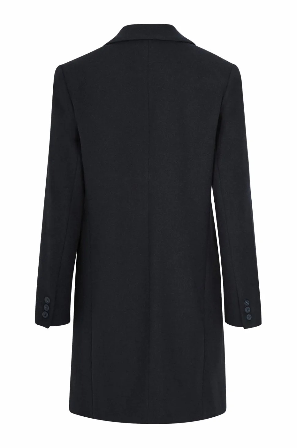 Ellos Collection Enkeltradet uldfrakke