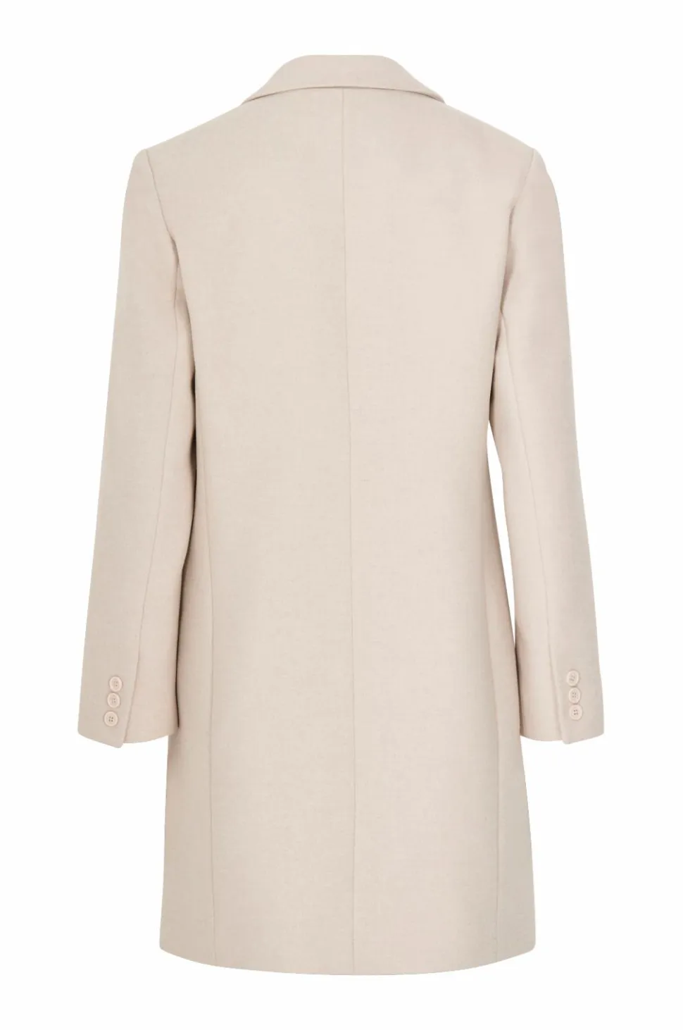 Ellos Collection Enkeltradet uldfrakke