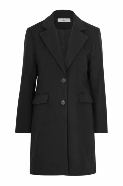 Ellos Collection Enkeltradet uldfrakke