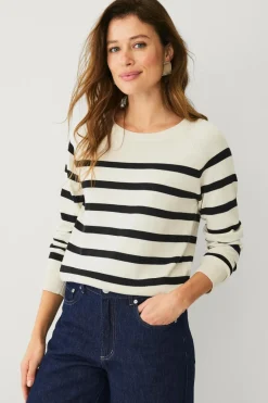 Ellos Collection Fintstrikket Pullover