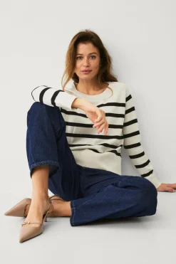 Ellos Collection Fintstrikket Pullover