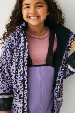 Ellos Collection Fleeceforet regnfrakke