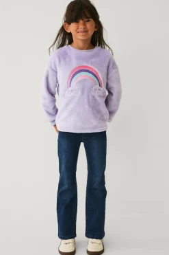 Ellos Collection Fleecetrøje med broderi