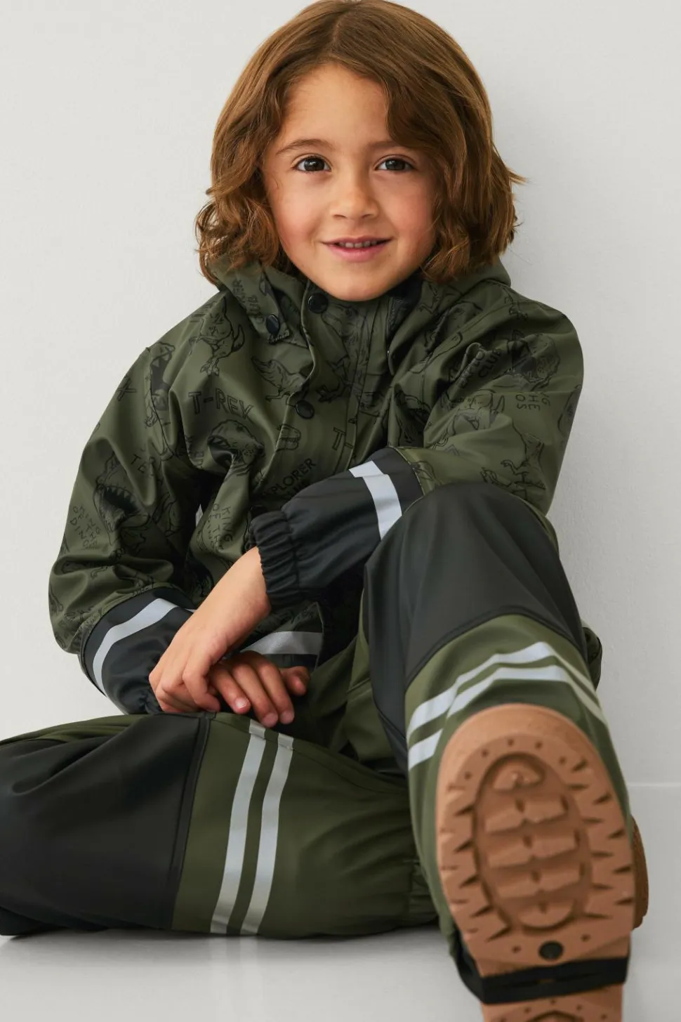 Ellos Collection Fleeceforet regnfrakke