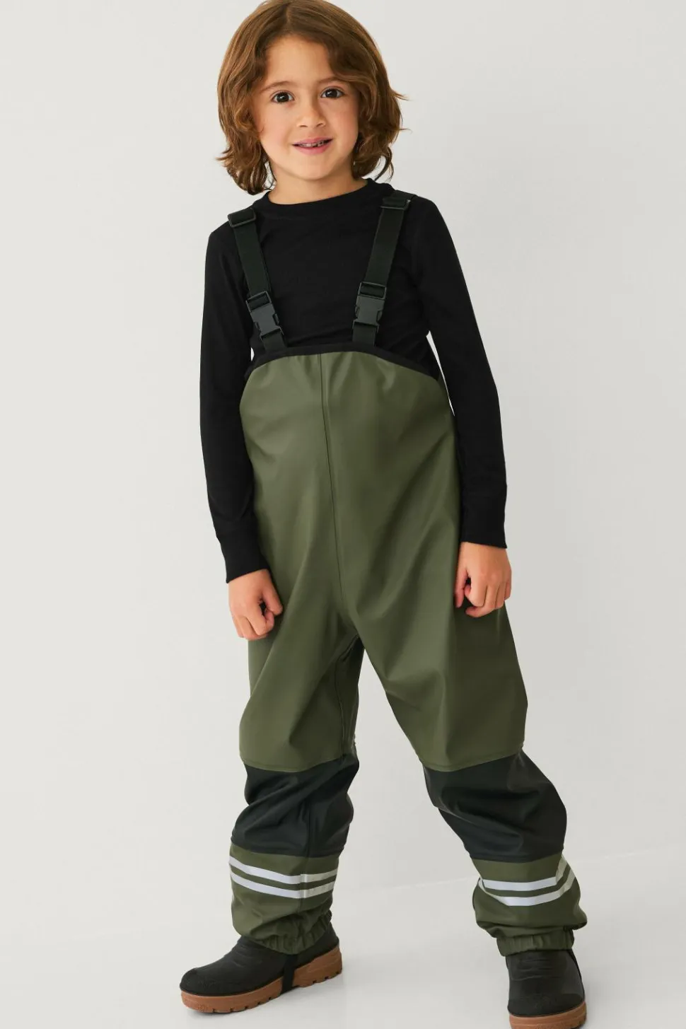 Ellos Collection Fleeceforet regnfrakke