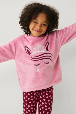 Ellos Collection Fleecetrøje med broderi