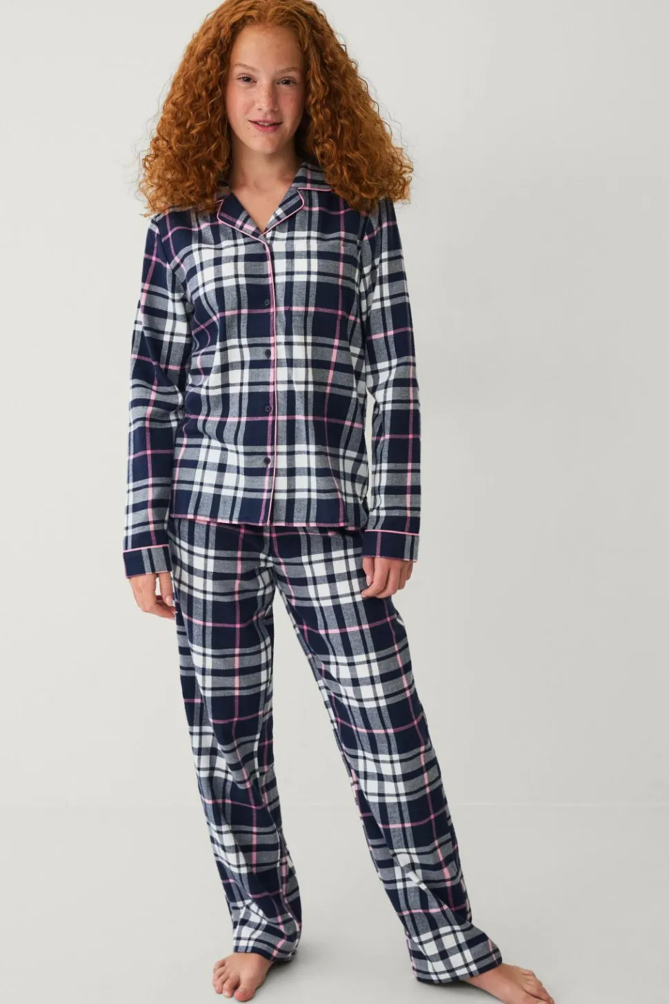 Ellos Collection Flonelpyjamas 2 dele