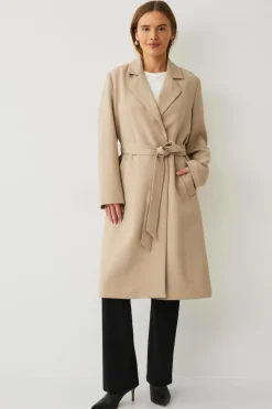 Ellos Collection Forårsfrakke med bælte