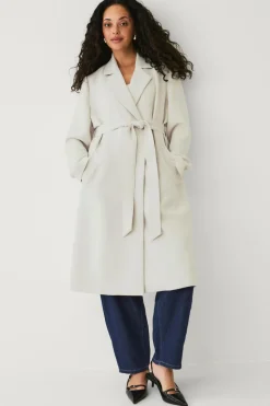 Ellos Collection Forårsfrakke med bælte