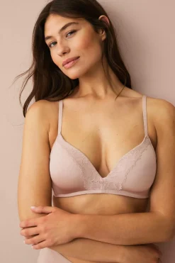 Ellos Collection Foret blød BH med blondedetaljer