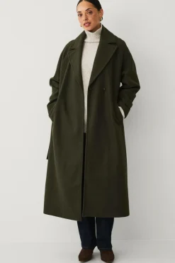 Ellos Collection Frakke med bindebælte