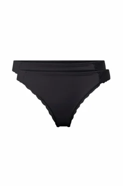 Ellos Collection G-streng med blonder i siderne, 2-pak