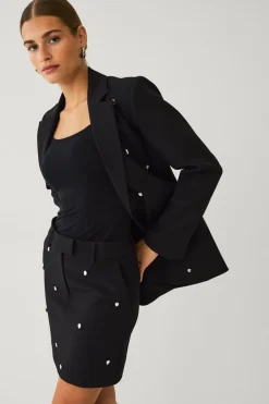 Ellos Collection Habitjakke med rhinstene