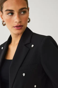 Ellos Collection Habitjakke med rhinstene