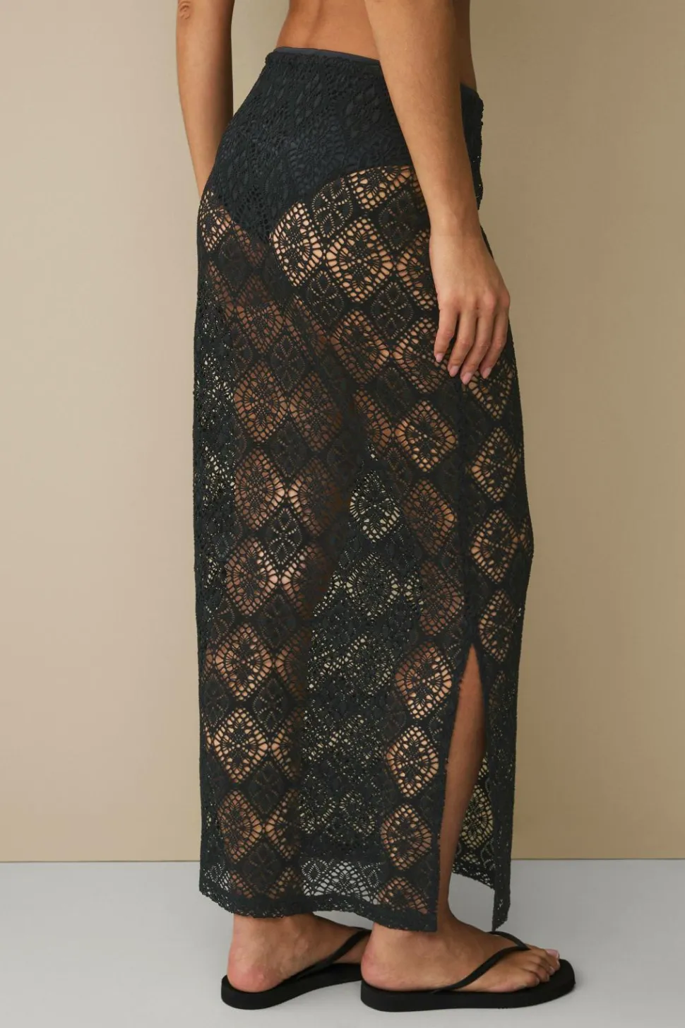 Ellos Collection Hæklet strandnederdel