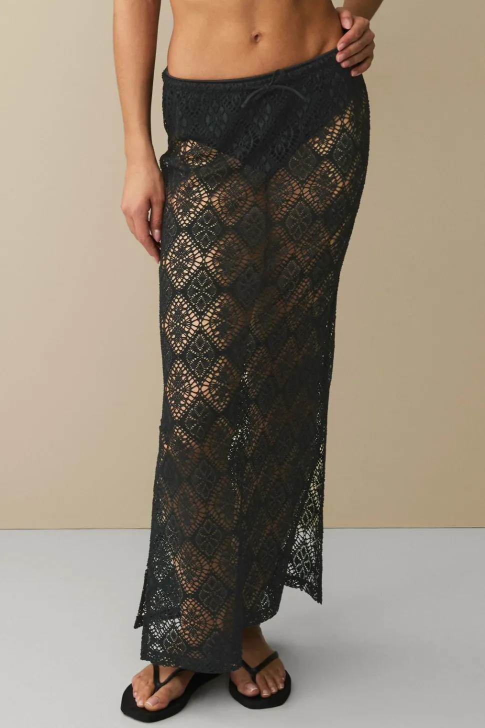 Ellos Collection Hæklet strandnederdel