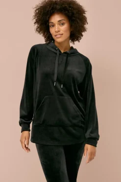 Ellos Collection Hættetrøje i velour