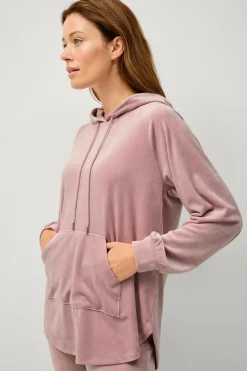 Ellos Collection Hættetrøje i velour