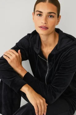 Ellos Collection Hættetrøje i velour