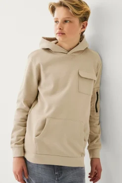 Ellos Collection Hættetrøje med brystlomme