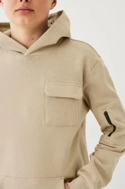 Ellos Collection Hættetrøje med brystlomme