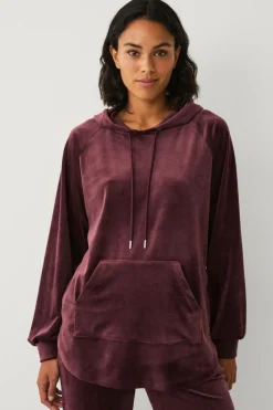 Ellos Collection Hættetrøje i velour