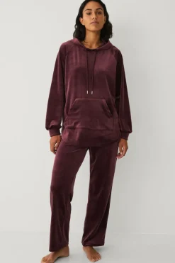 Ellos Collection Hættetrøje i velour