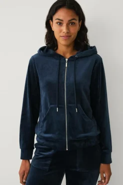 Ellos Collection Hættetrøje i velour