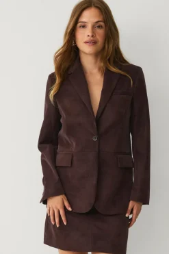 Ellos Collection Jakke i imiteret ruskind