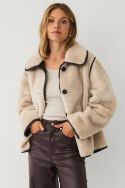 Ellos Collection Jakke i imiteret pels