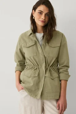 Ellos Collection Jakke i bomuldstwill