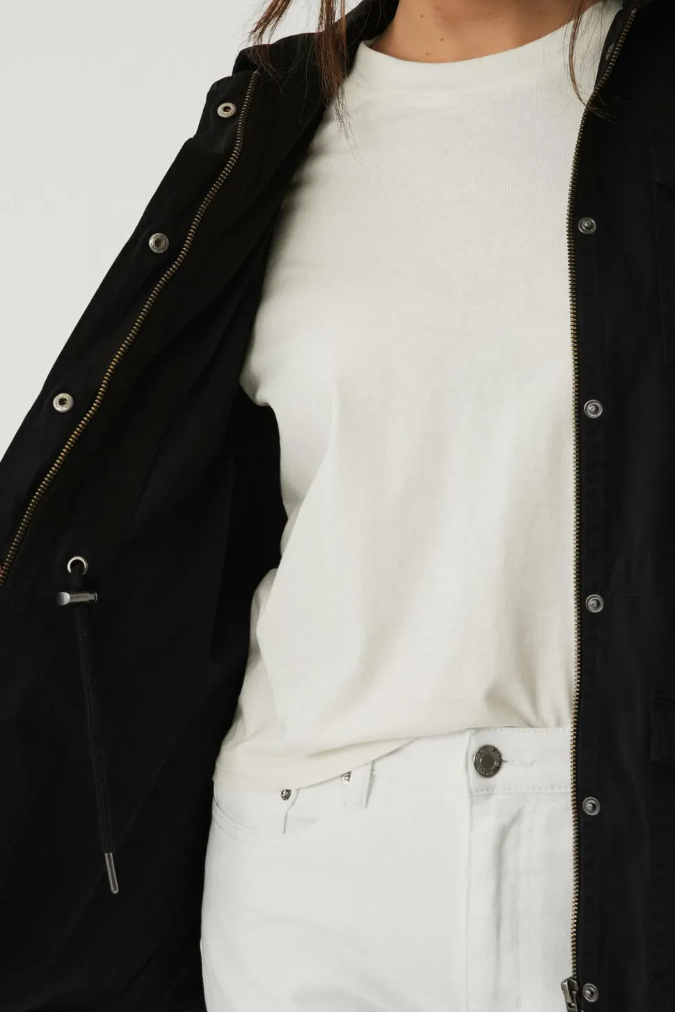 Ellos Collection Jakke i bomuldstwill