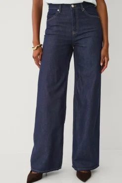 Ellos Collection Jeans med brede ben og høj talje